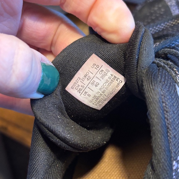 ASICS Dark Grey Purple and White Athletic Sneakers - Picture 8 of 16